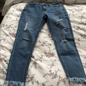 Distressed Skinny Jeans